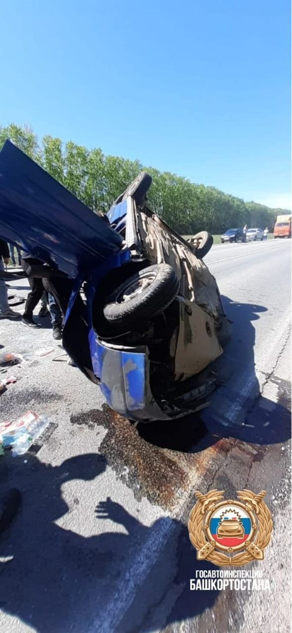 Массовое ДТП произошло на трассе М-5 в Башкирии