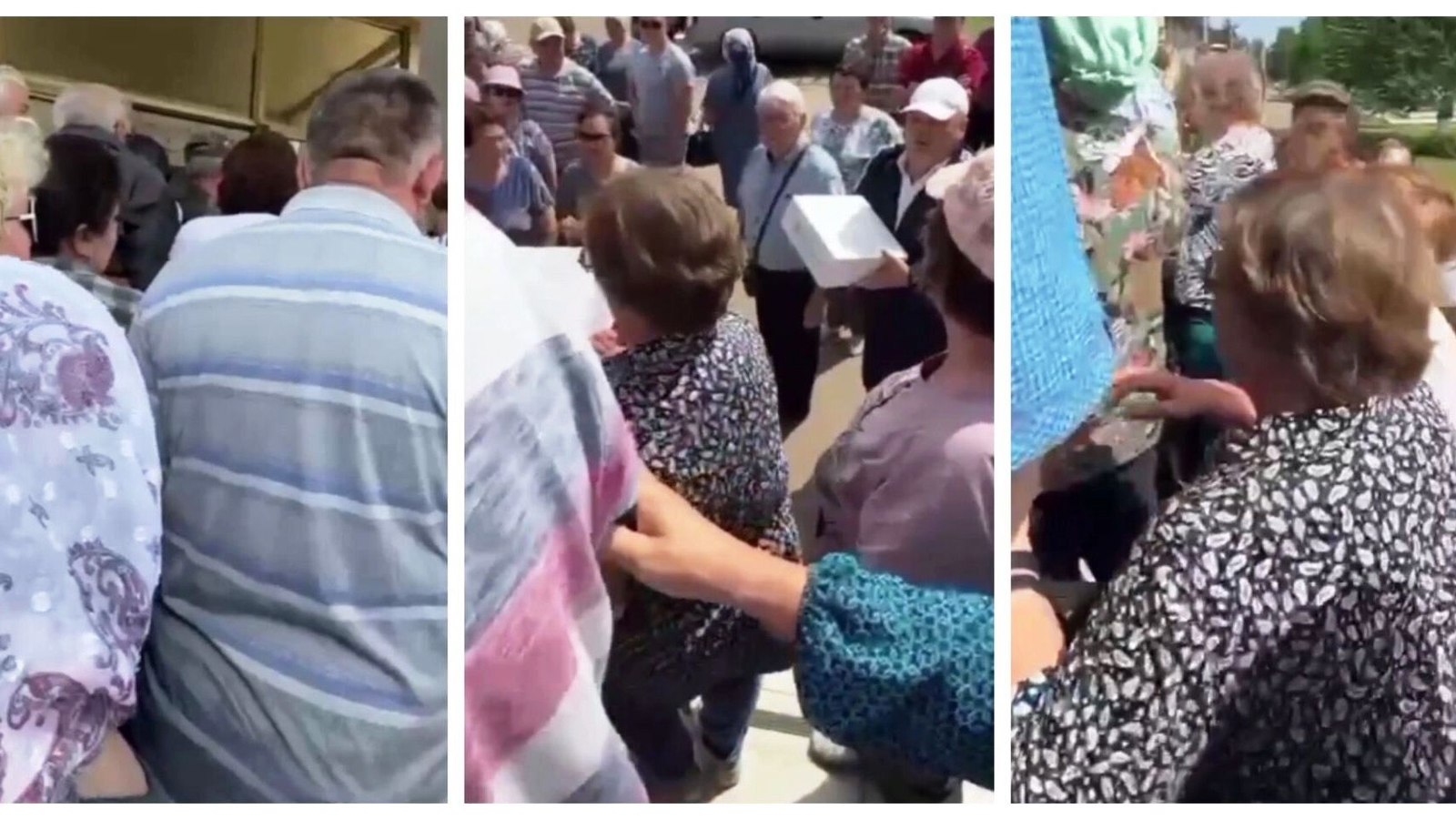 В Башкирии пенсионеры устроили давку из-за масла