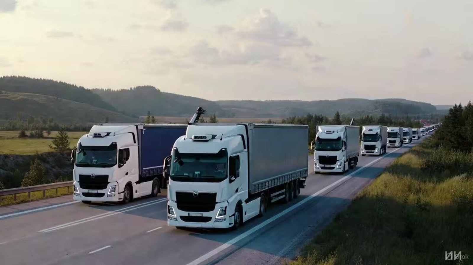 По трассе в Башкирии запустят беспилотные грузовики