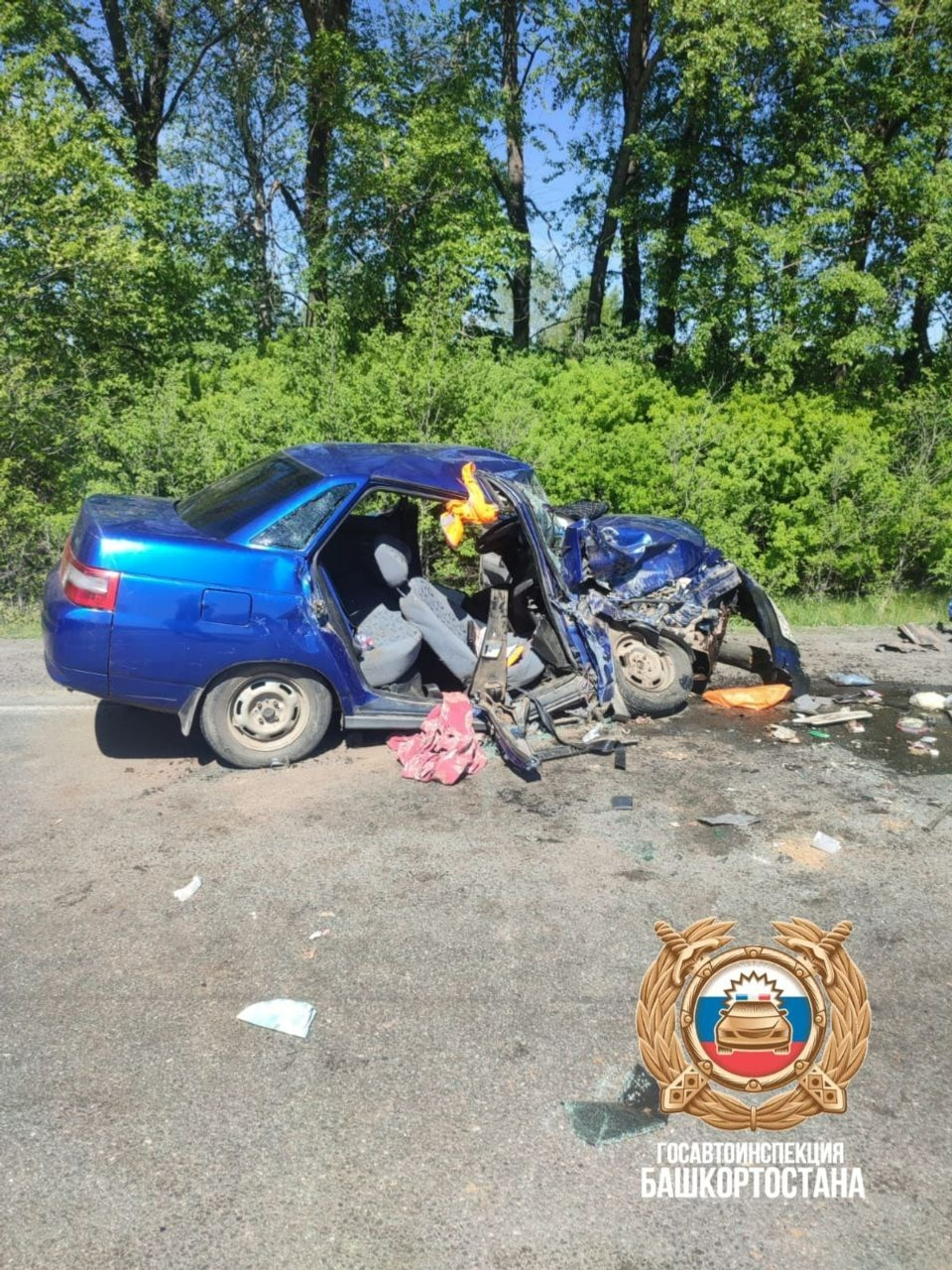 Массовое ДТП произошло на трассе М-5 в Башкирии