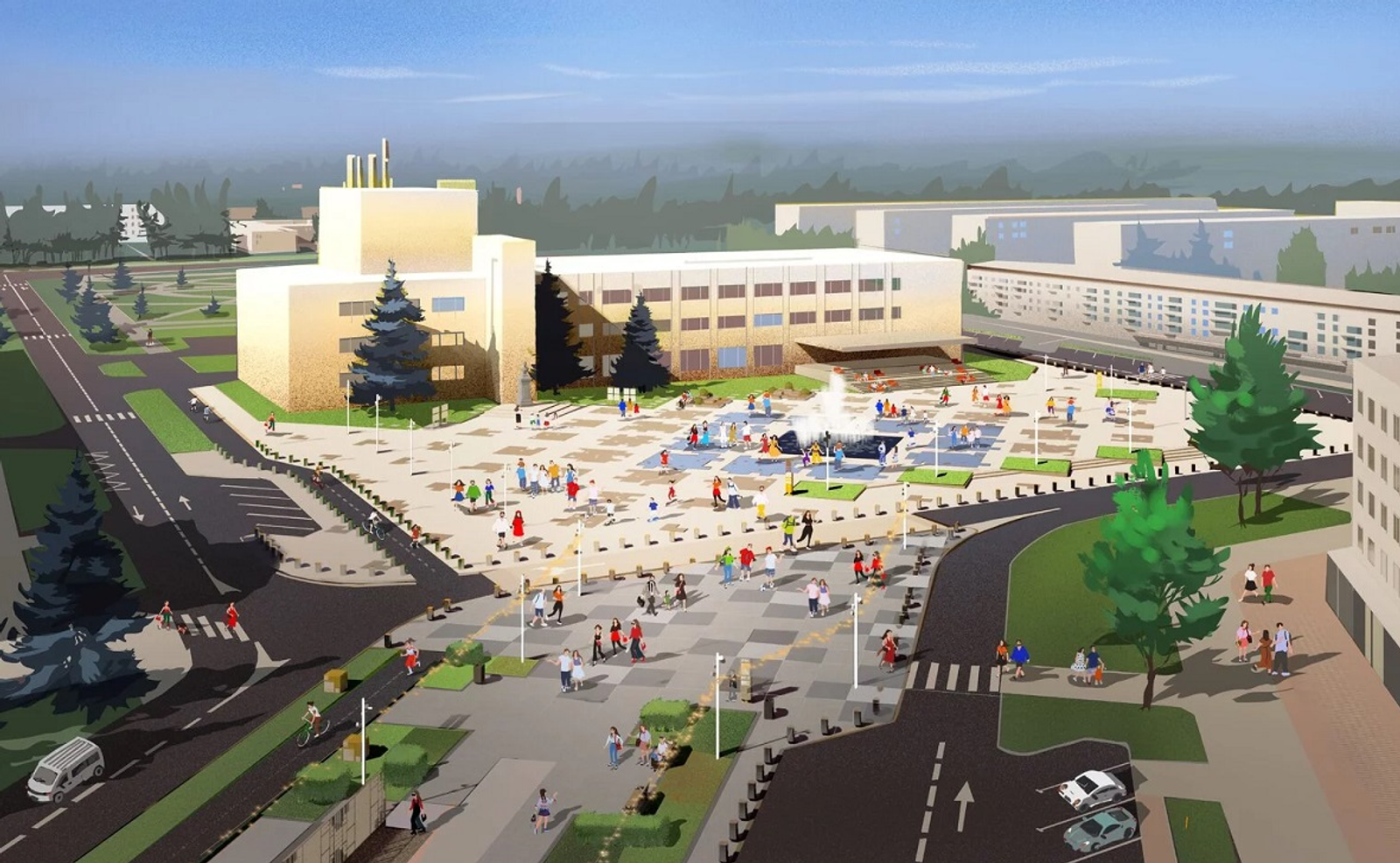 В Белебее продолжается масштабное благоустройство общественных пространств