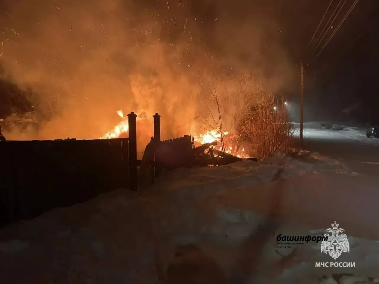 В Башкирии произошли сразу два смертельных пожара
