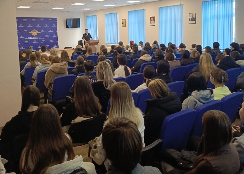 Белебеевским школьникам рассказали о службе в полиции