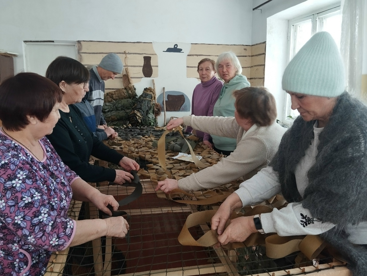 "Вместе мы плетем Победу"