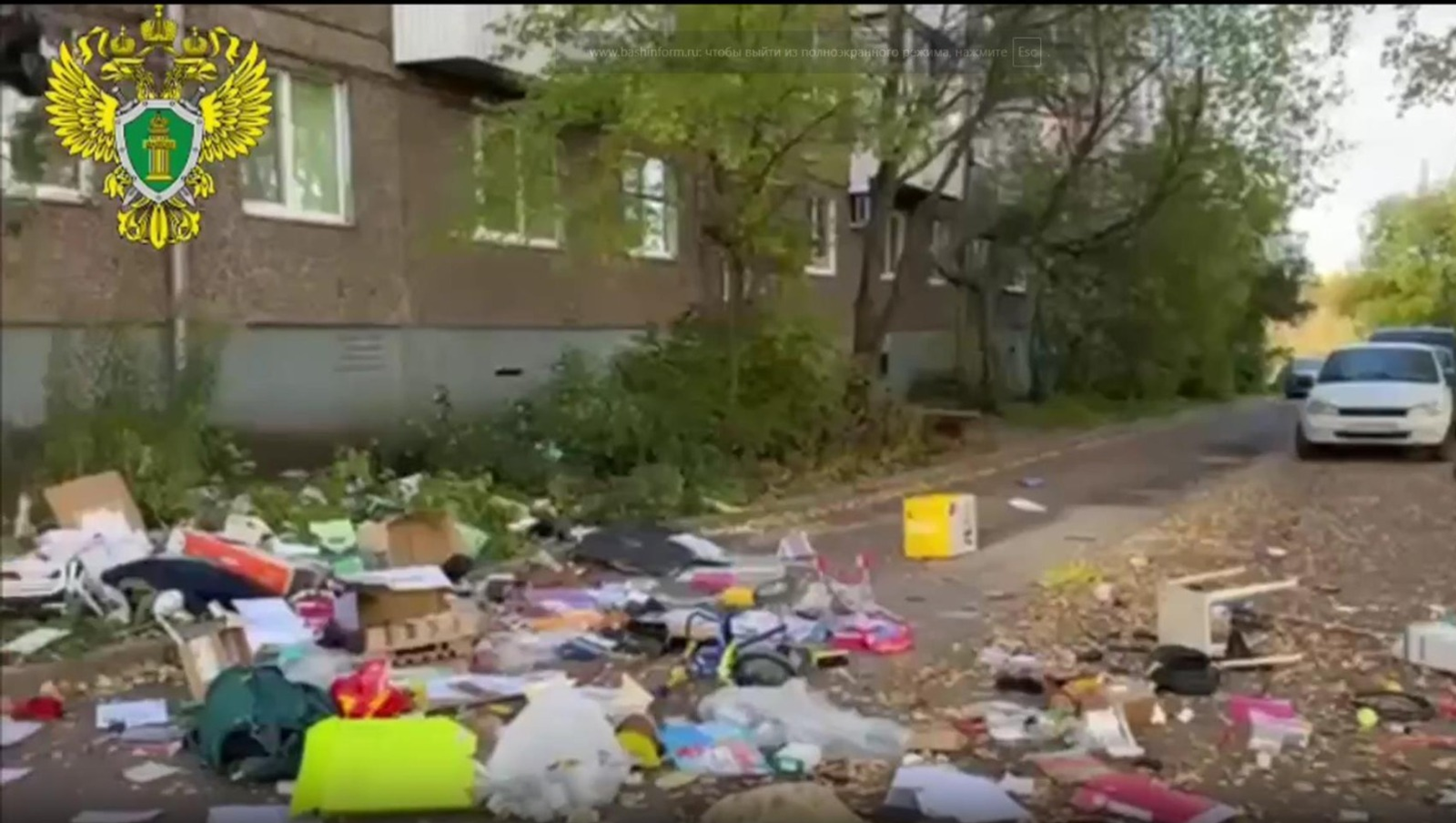 В Башкирии мужчина сбросил маленького ребенка с четвертого этажа