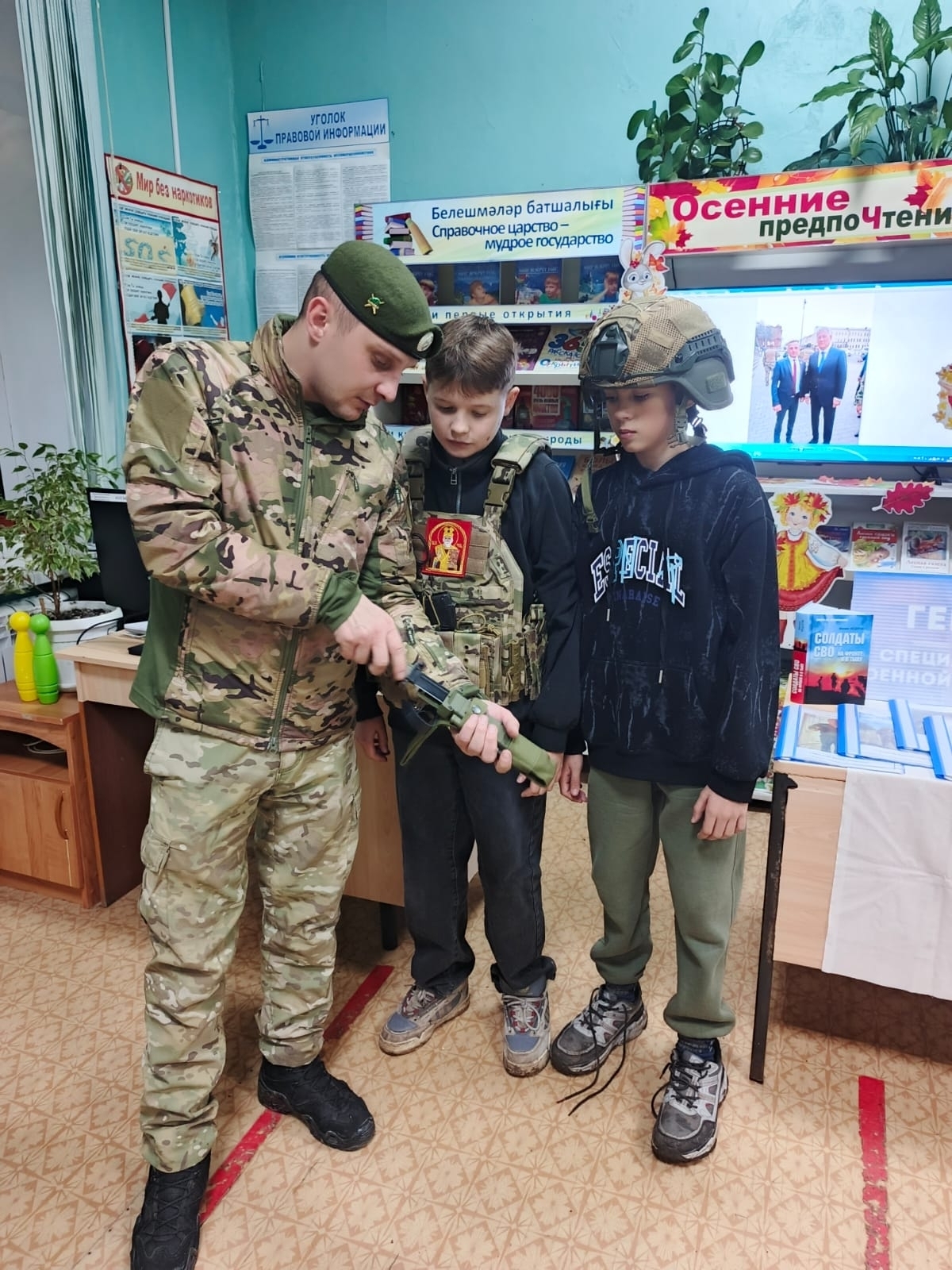 Ветеран СВО Александр Нестеренко встретился со школьниками