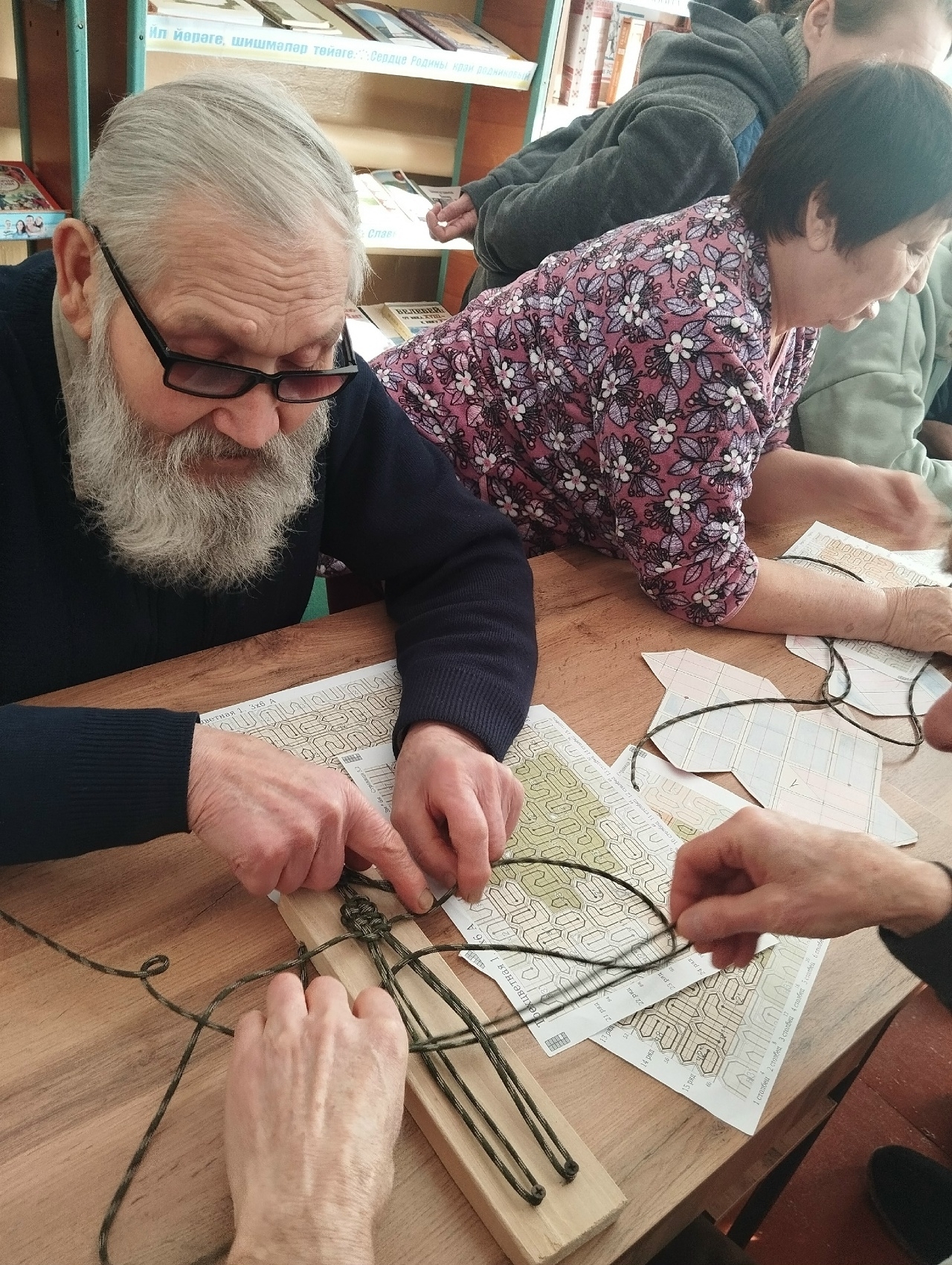 "Вместе мы плетем Победу"