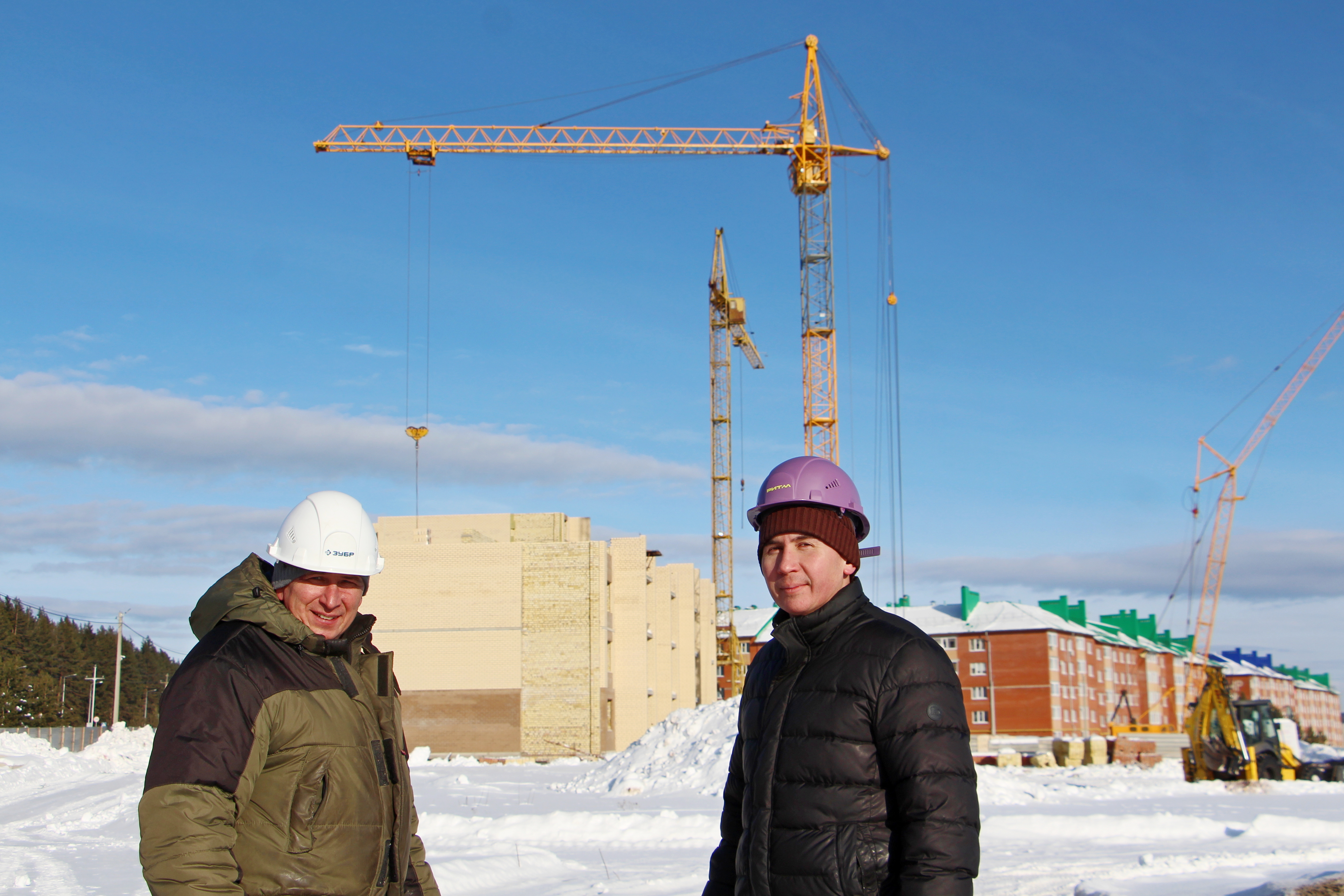 Дом растет на глазах