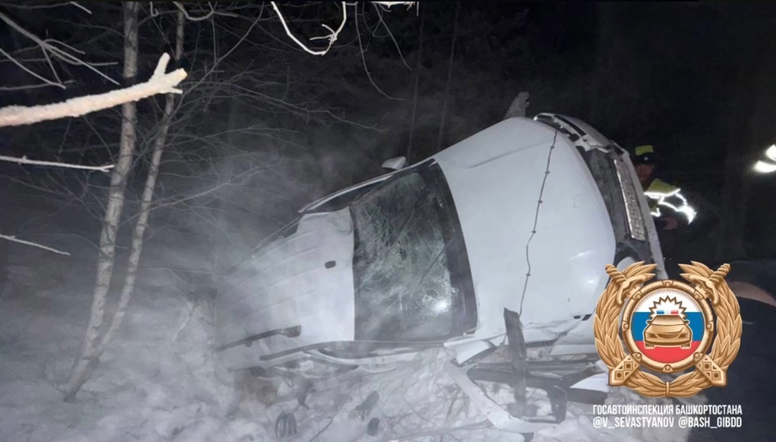 На трассе в Башкирии погиб 20-летний пассажир «Ларгуса»