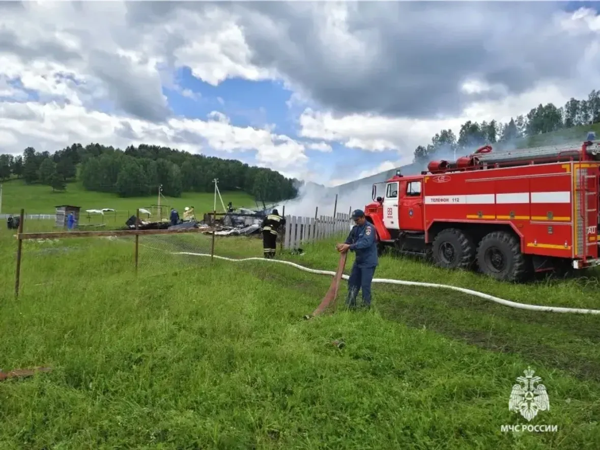 Трое детей погибли во время пожара в Башкирии