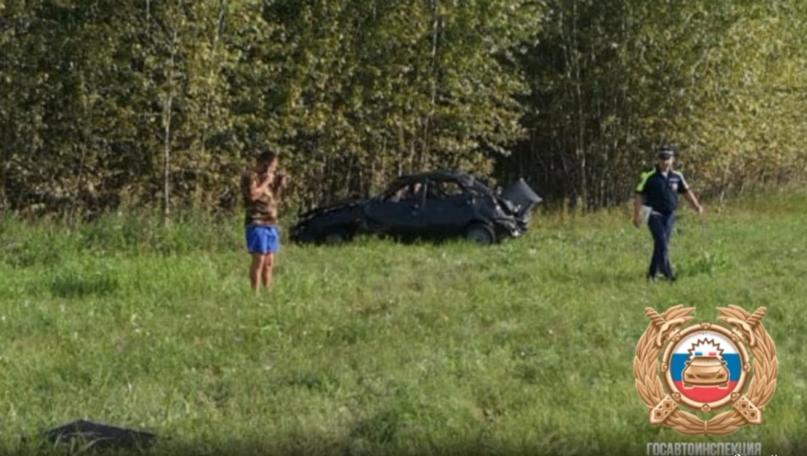 В Башкирии из разбитой в ДТП машины достали труп водителя