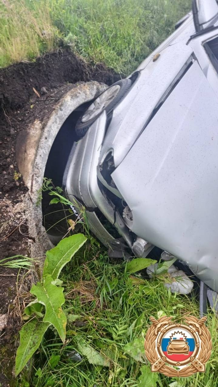 В Башкирии несовершеннолетний водитель попал в аварию