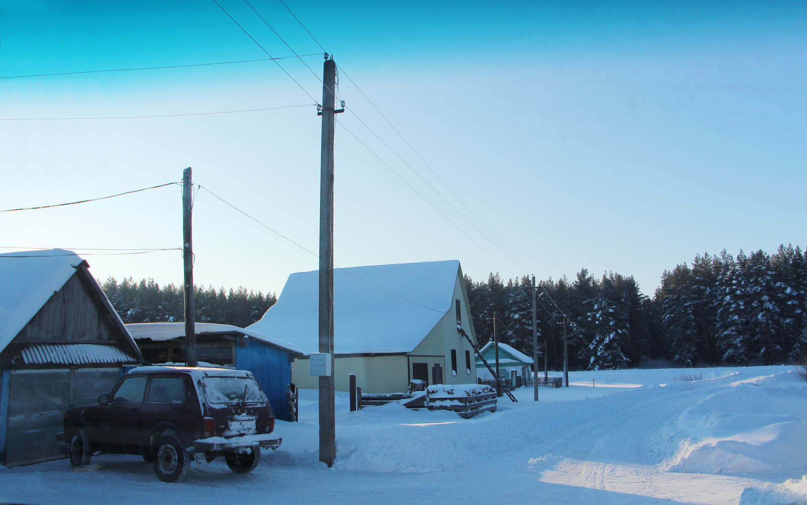 «Живём как на курорте!», или Репортаж из заснеженной Ключёвки