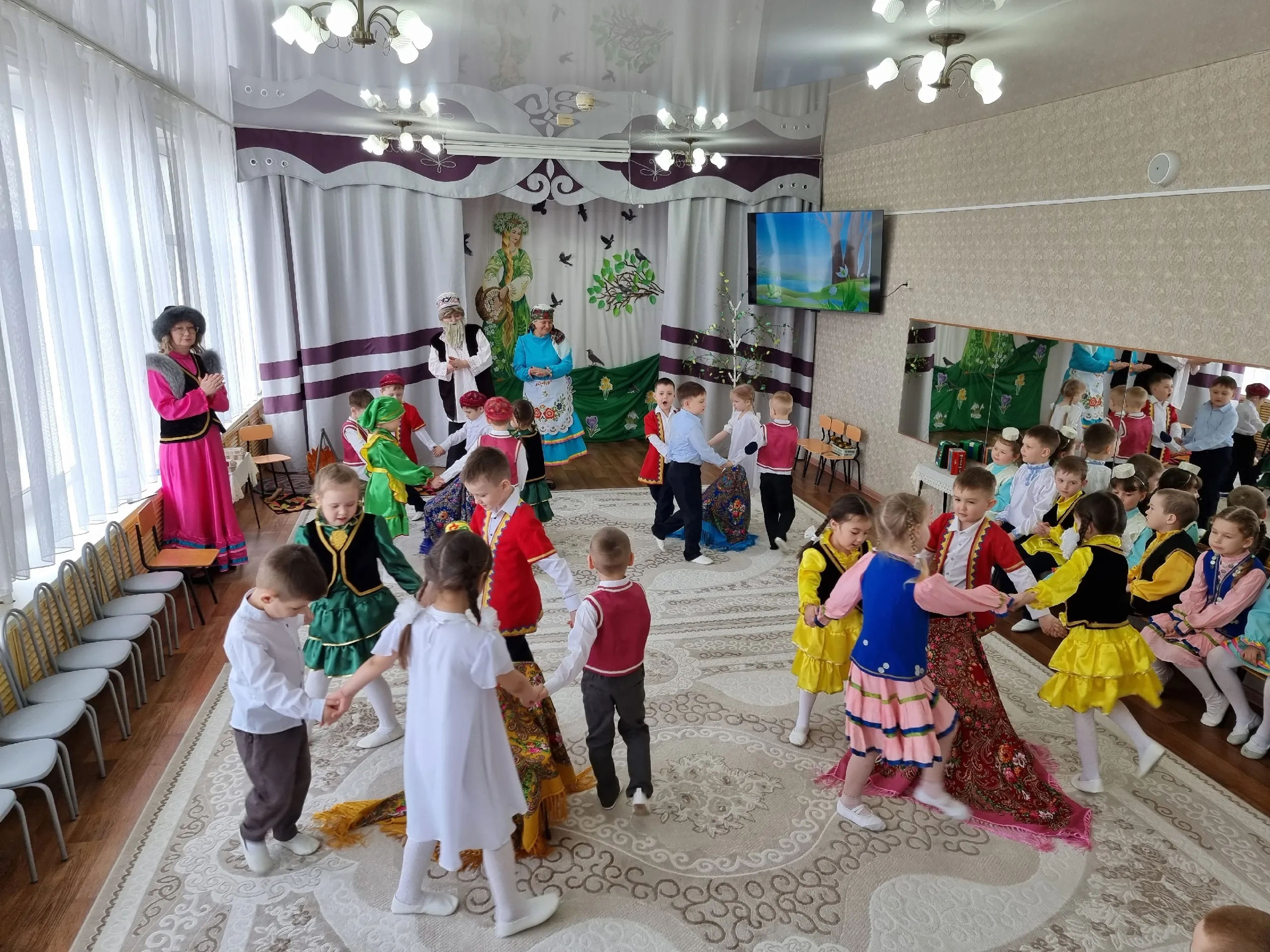 "Карга боткасы" в детском саду "Солнышко"