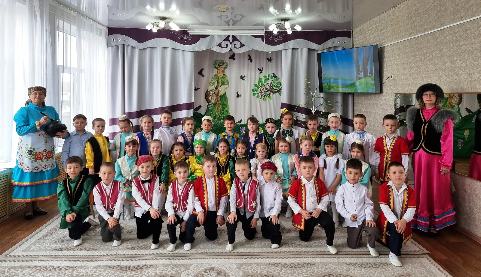 "Карга боткасы" в детском саду "Солнышко"