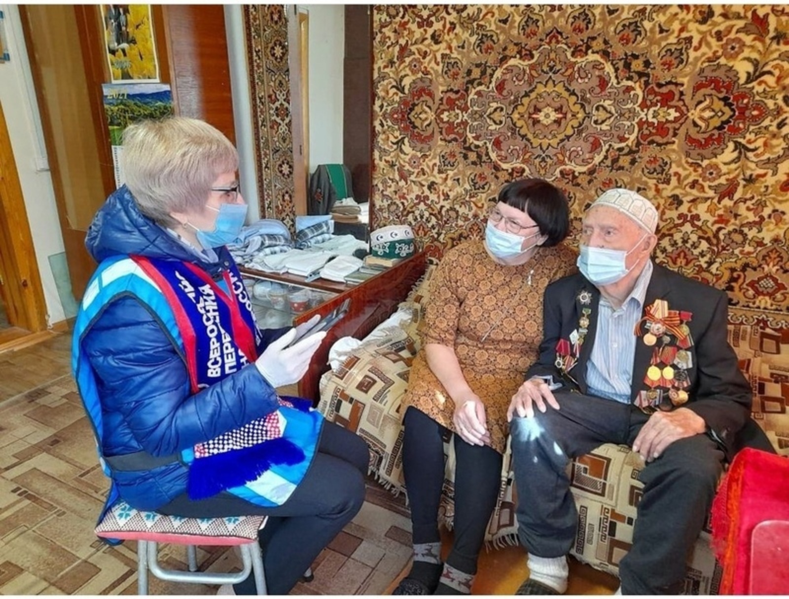 101-летний ветеран участвовал в переписи