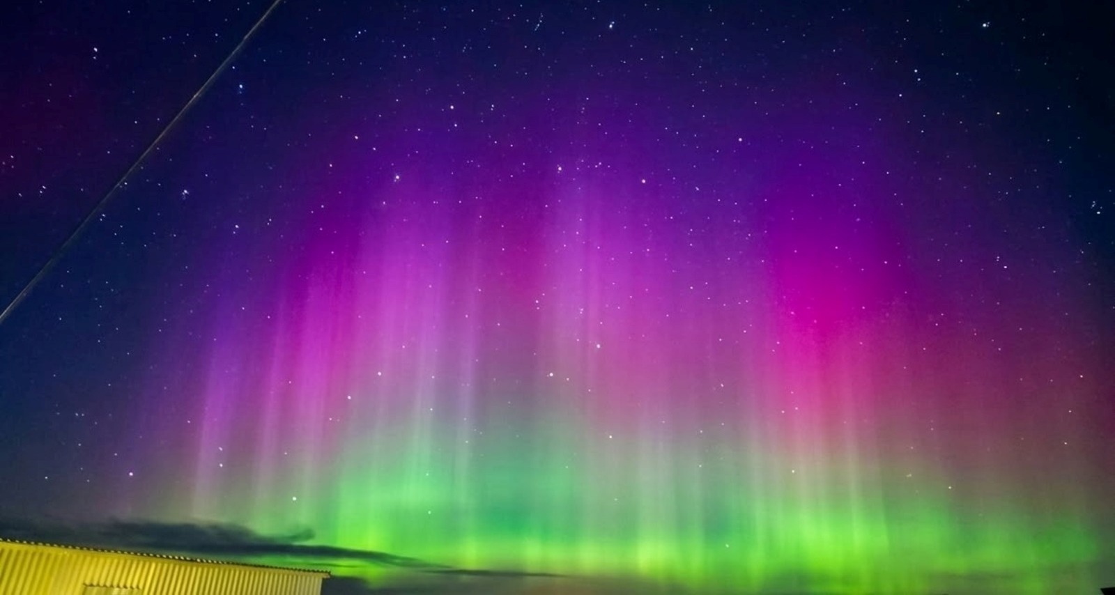 В центре Башкирии заметили северное сияние