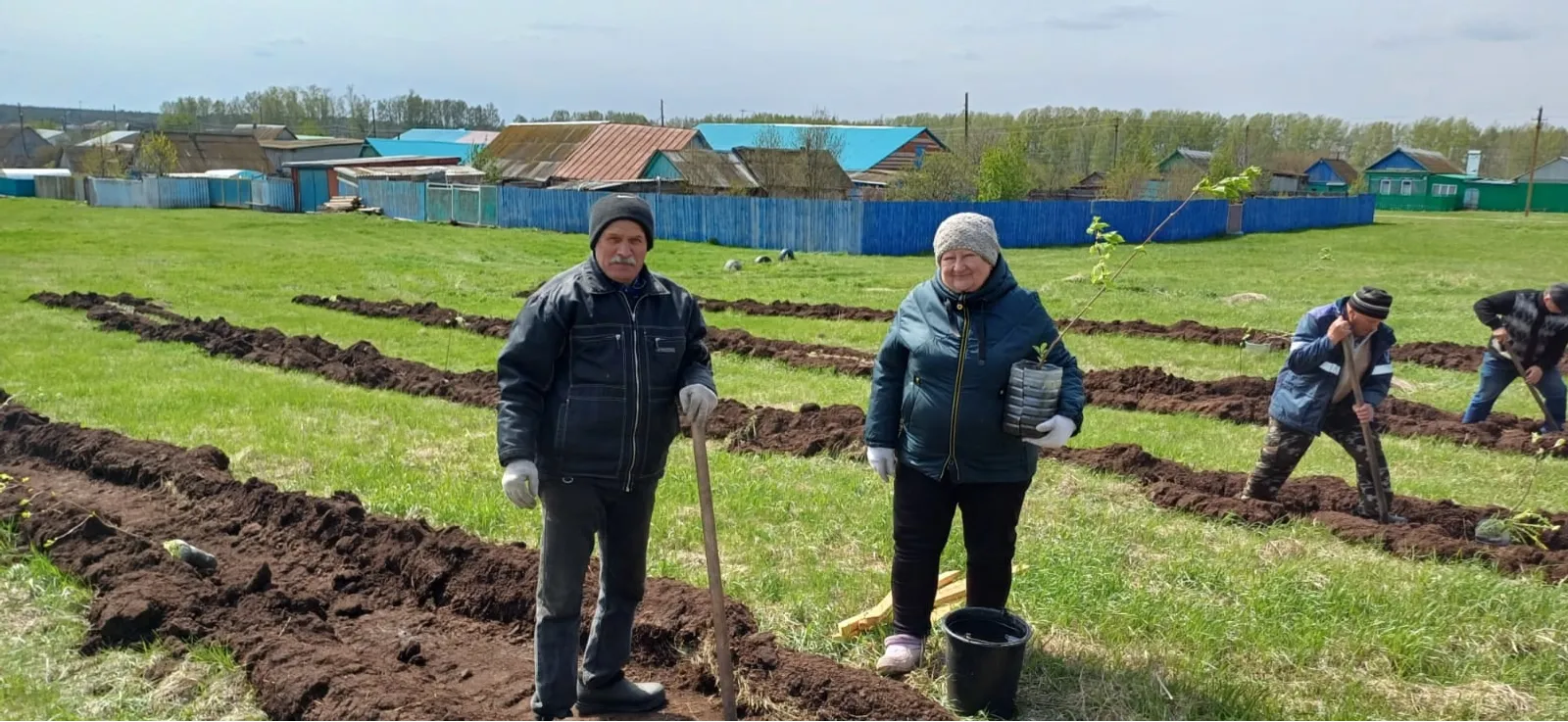 В Башкирии заложили фруктовый сад к 80-летию Победы