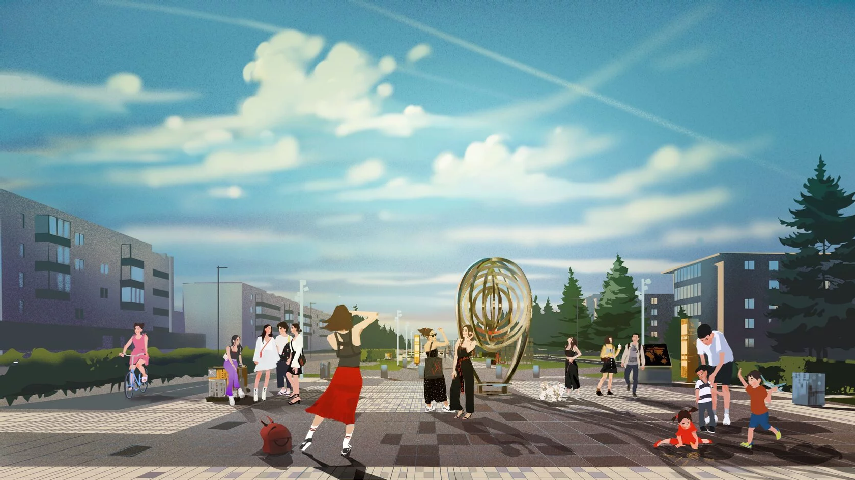 В Белебее продолжается масштабное благоустройство общественных пространств