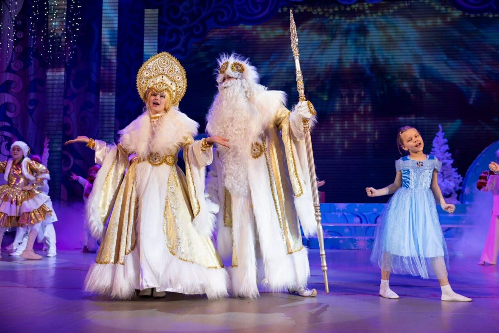 Участница коллектива «Лики» исполнила свою мечту, сыграв Снегурочку