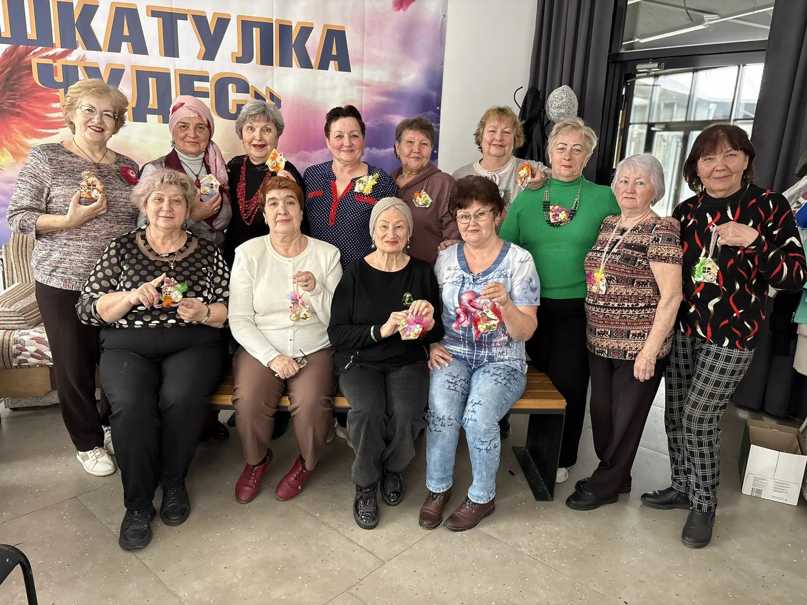 В Белебее для старшего поколения прошел мастер-класс «Пасхальный сувенир»