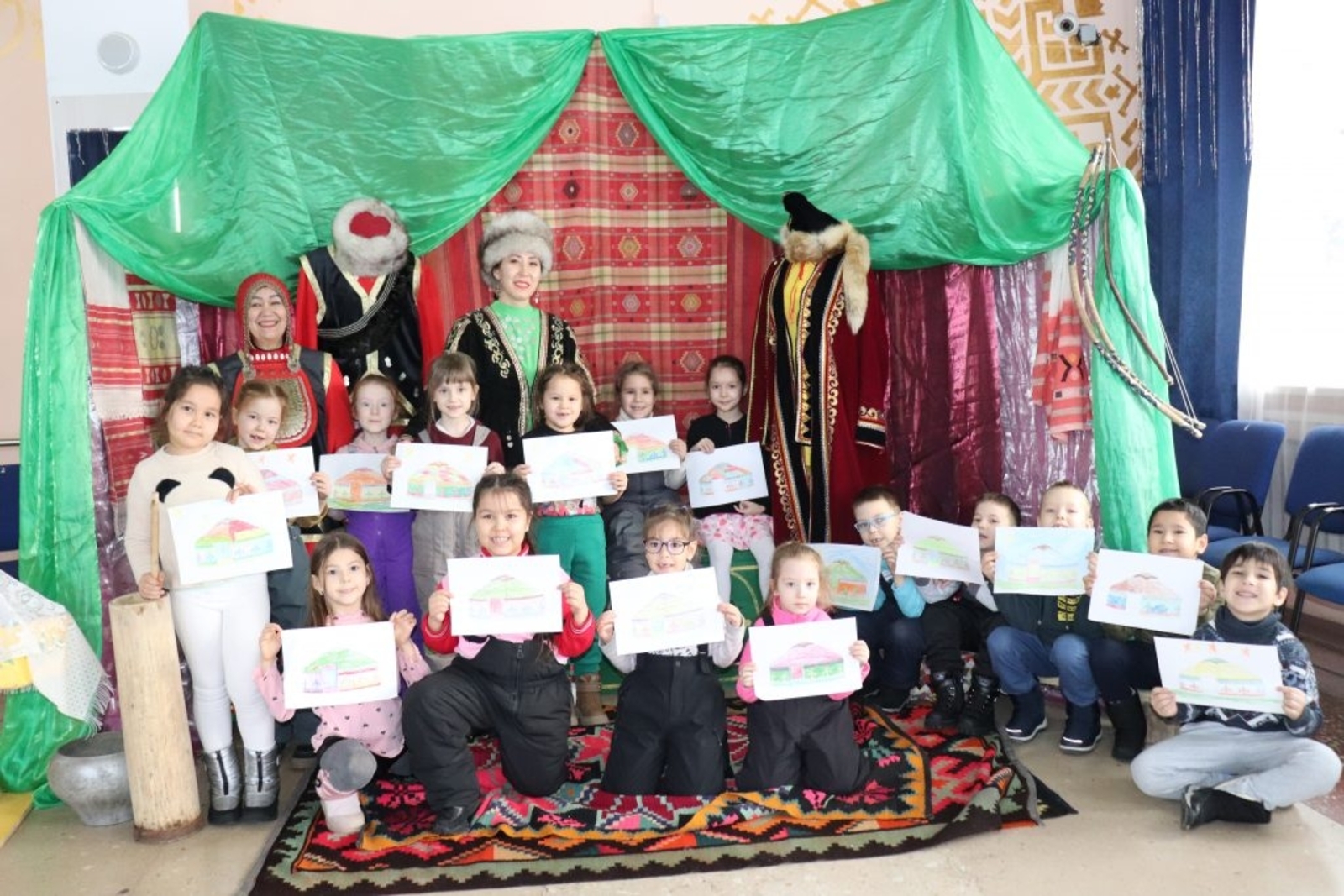 Под куполом башкирской юрты