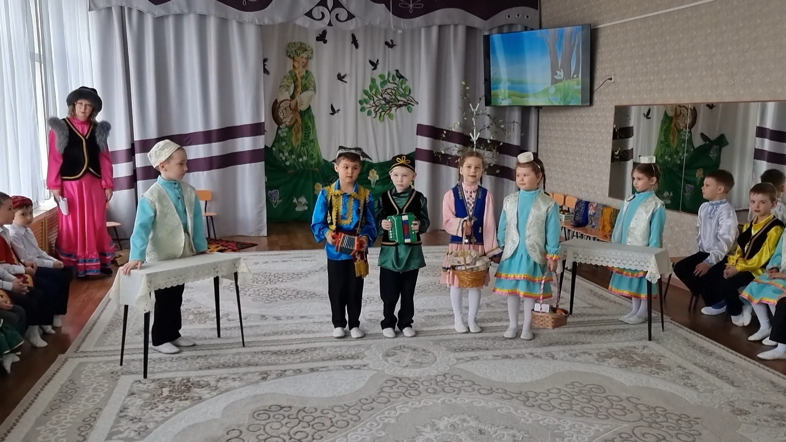 "Карга боткасы" в детском саду "Солнышко"