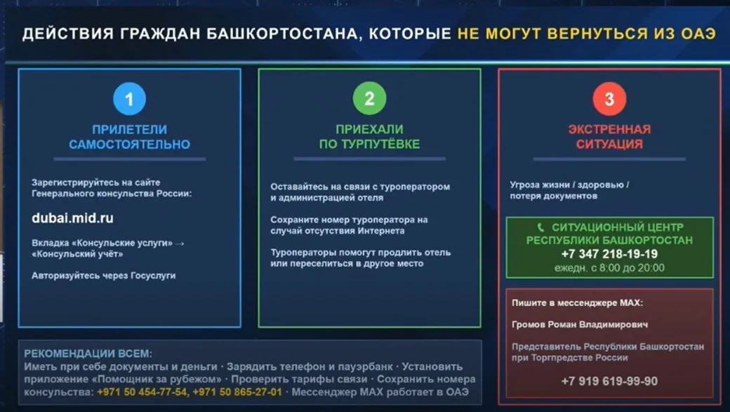 2 марта Глава РБ Радий Хабиров прокомментировал ситуацию на Ближнем Востоке
