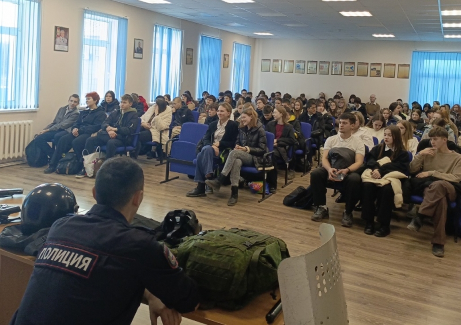 Белебеевским школьникам рассказали о службе в полиции