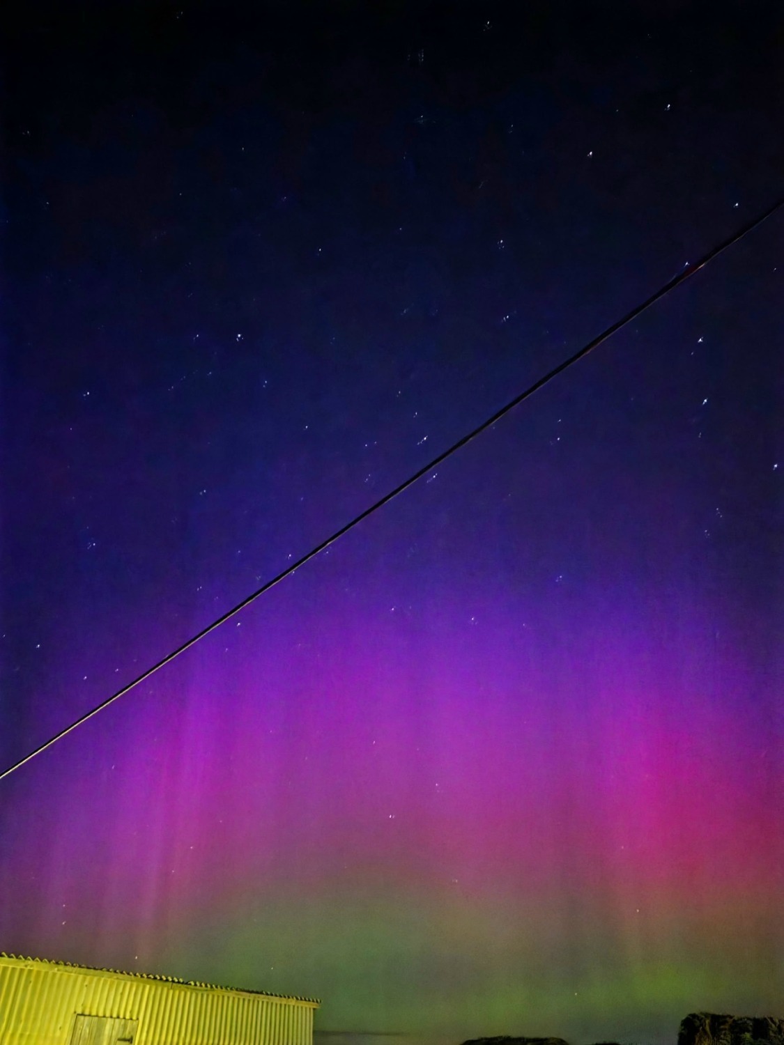 В центре Башкирии заметили северное сияние