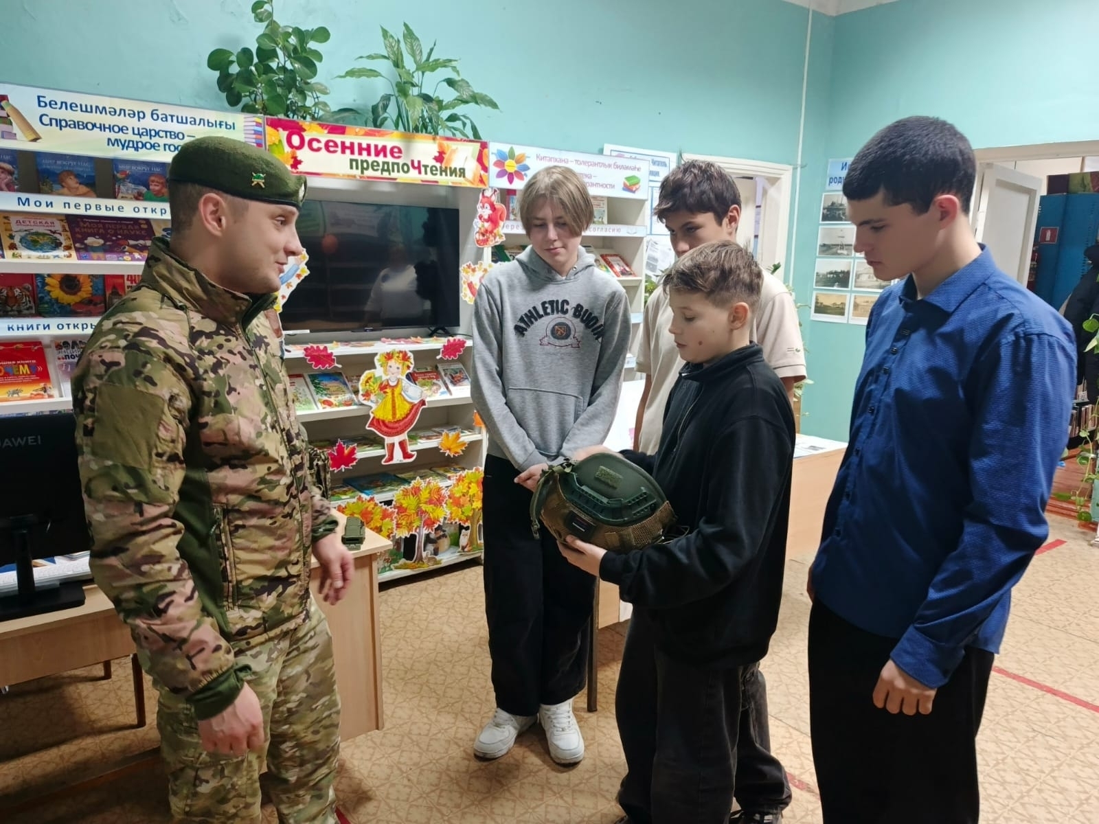 Ветеран СВО Александр Нестеренко встретился со школьниками