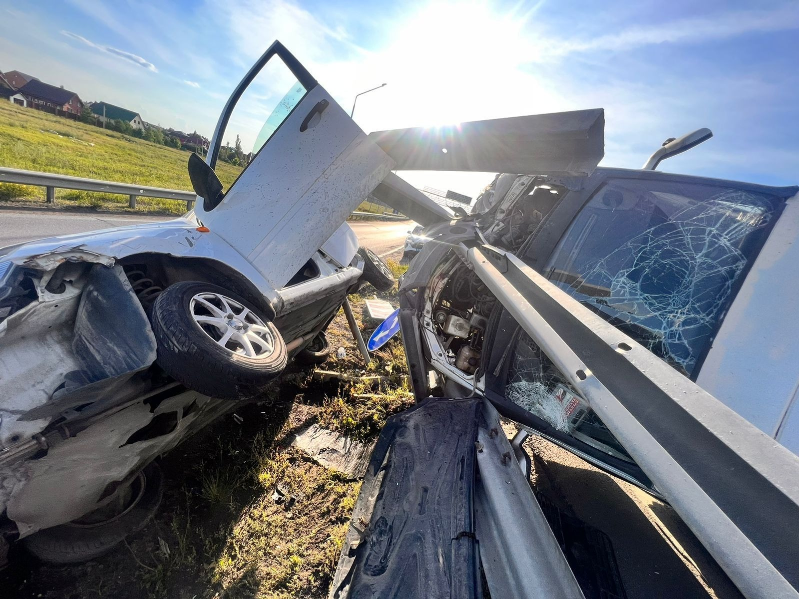 На трассе в Башкирии произошла серьезная авария