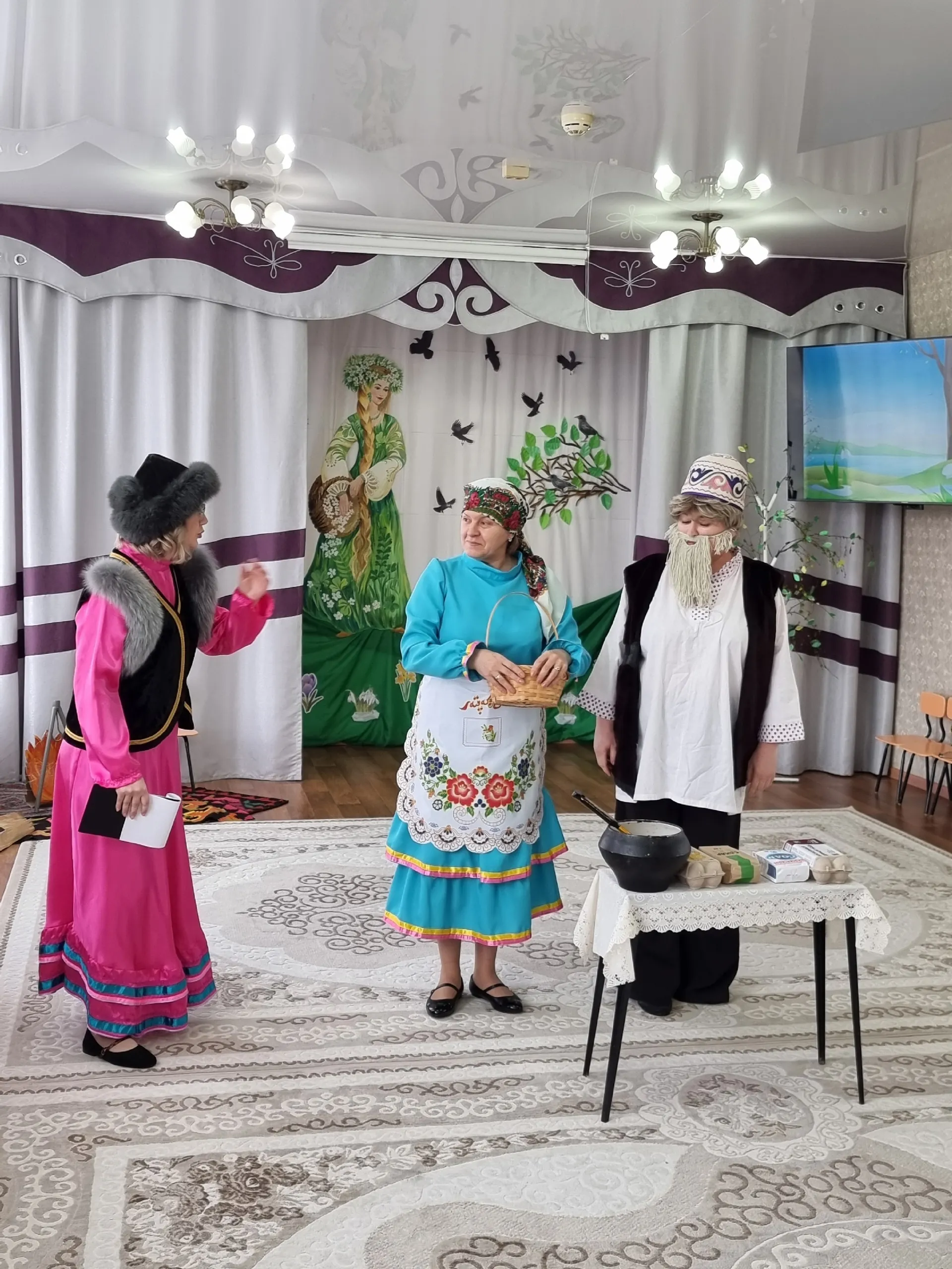 "Карга боткасы" в детском саду "Солнышко"