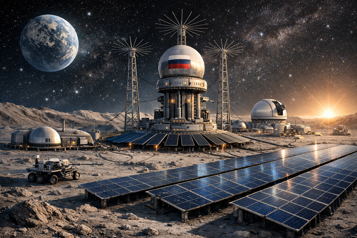 Россия планирует создать космическую станцию на Луне