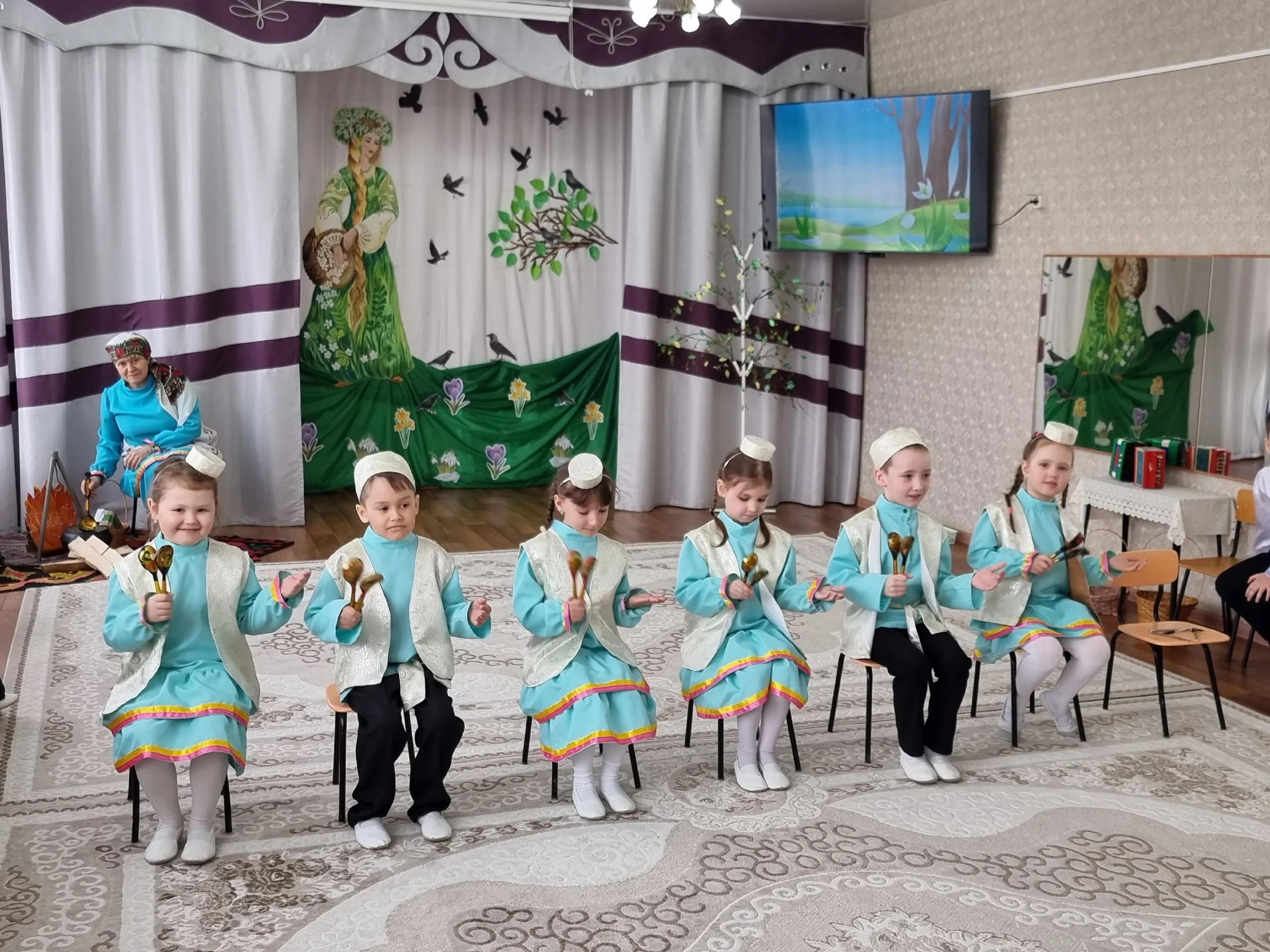 "Карга боткасы" в детском саду "Солнышко"